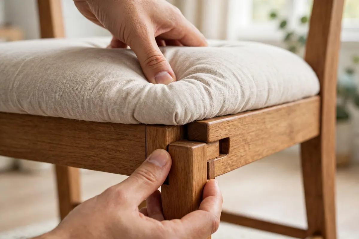 Checking furniture quality