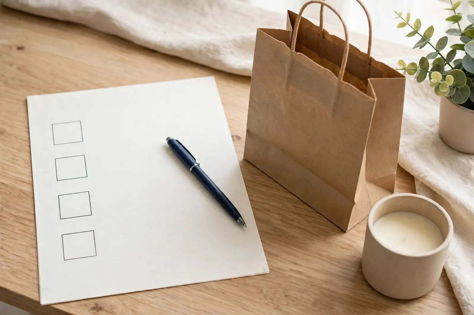 Checklist before you buy