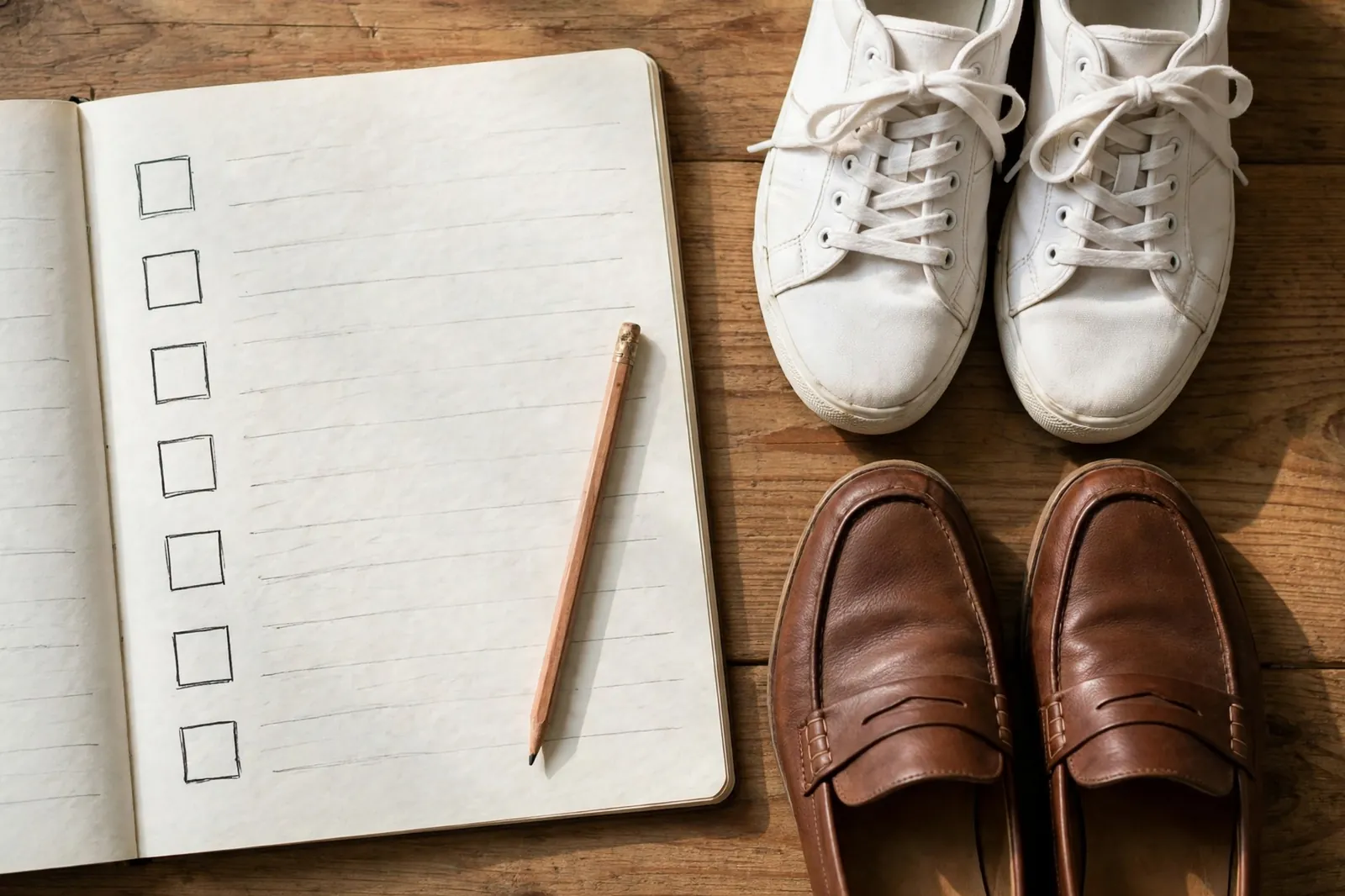 Side-by-side checklist
