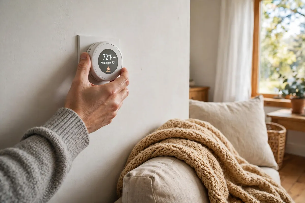 Thermostat heating habit