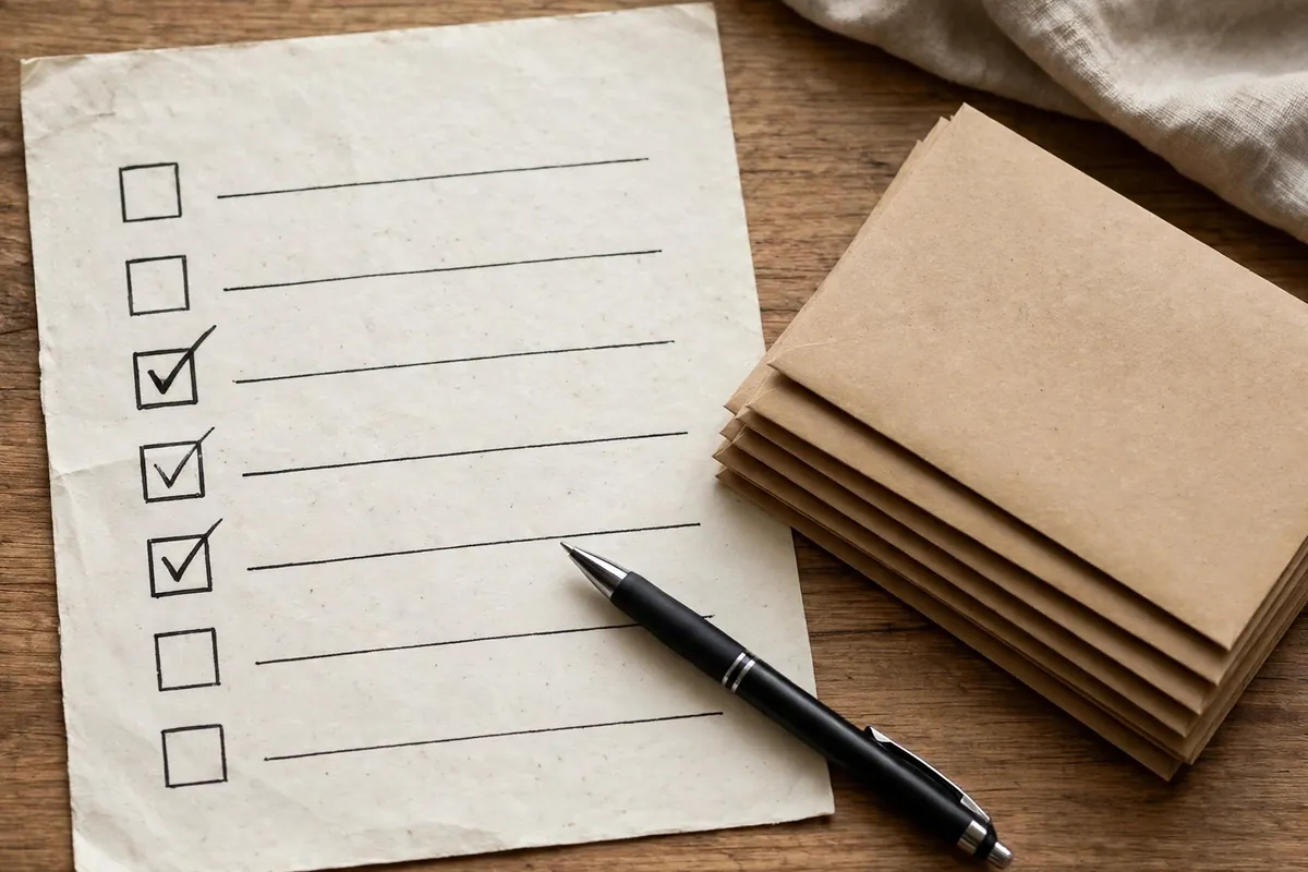 Monthly bill routine checklist